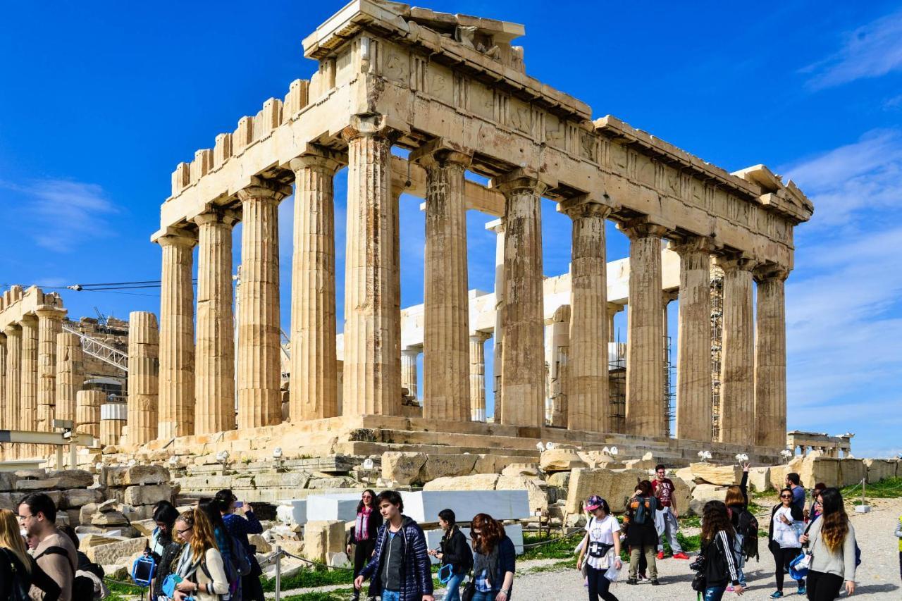 Athens Cozy Studio 4 Min Walk To The Acropolis Hil Apartment Exterior foto